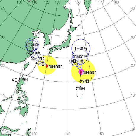 たいふうまま 台風情報 | 海快晴