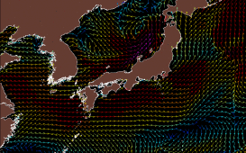 4月29日午前9時風予想図