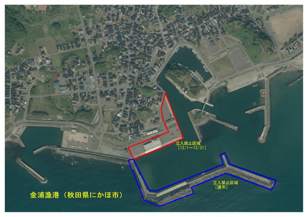 金浦漁港立入禁止区域