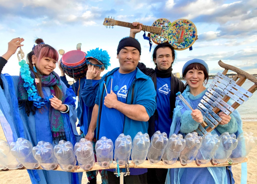 海辺のステージライブ