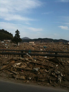 陸前高田の手前