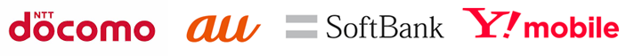携帯電話会社ロゴ